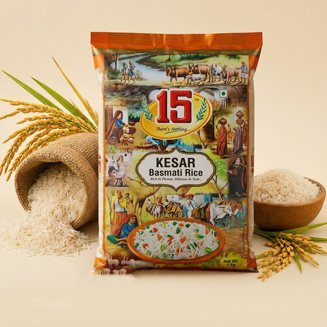 Kesar Basmati Rice - 15 No. ChawalWala