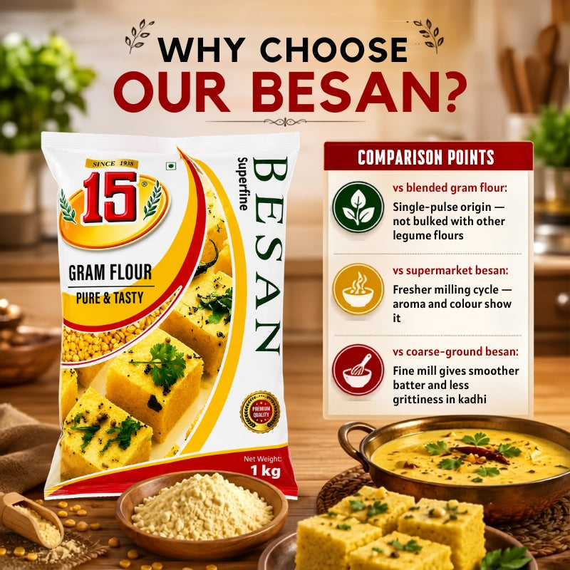 Besan - 15 No. ChawalWala