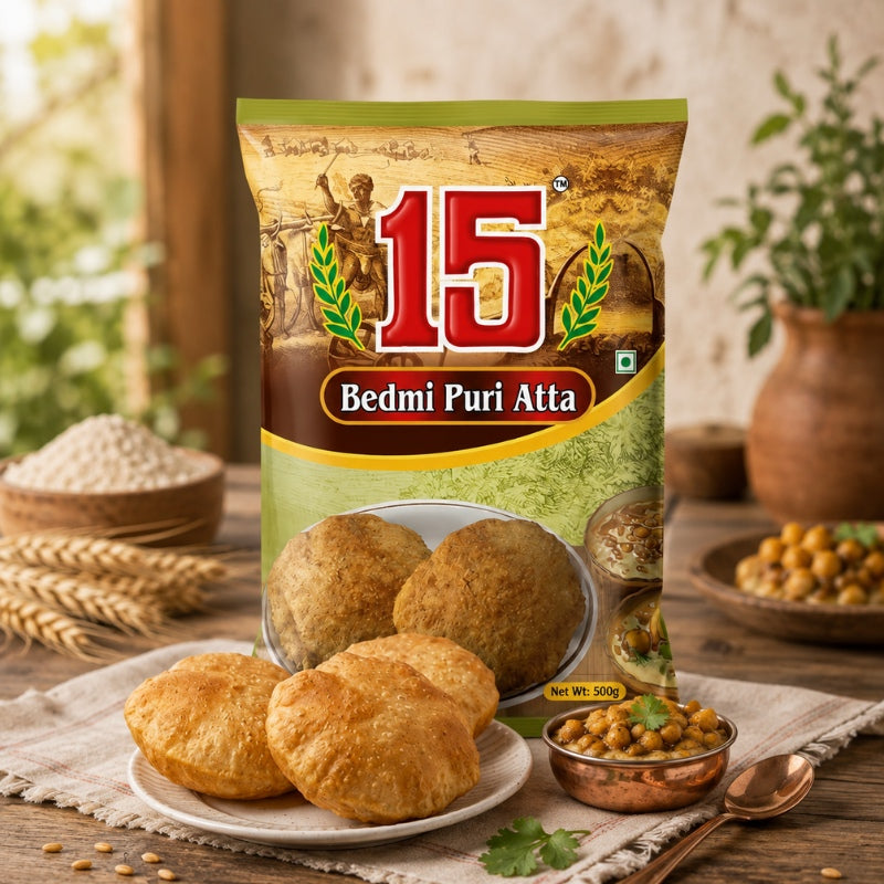Bedmi Puri Atta - 15 No. ChawalWala
