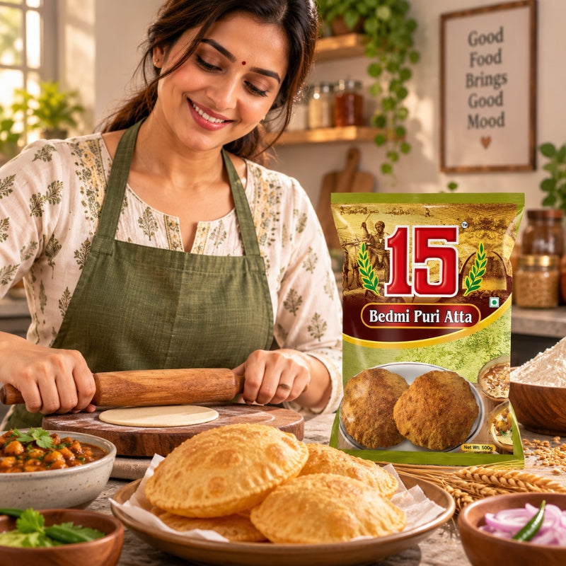 Bedmi Puri Atta - 15 No. ChawalWala