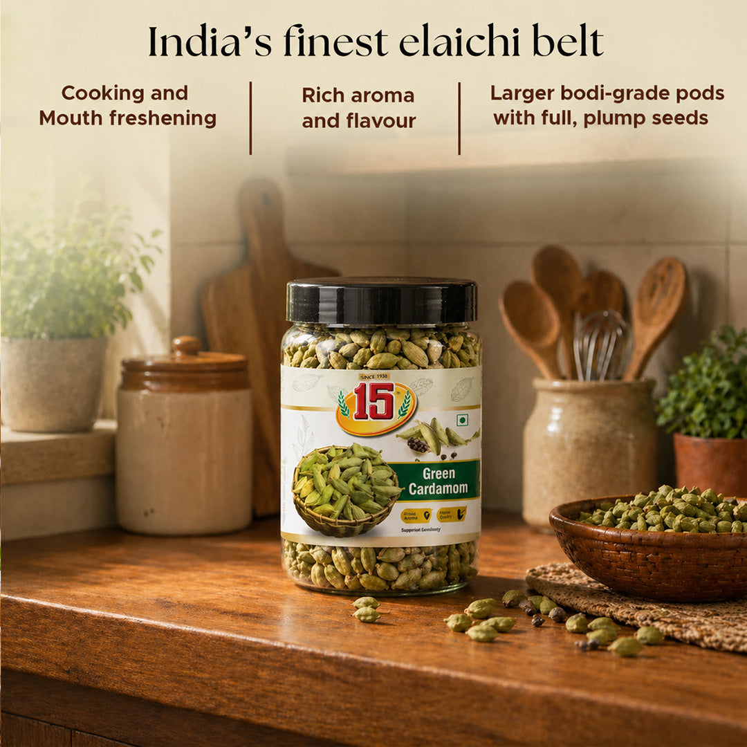 Green Elaichi - 15 No. ChawalWala