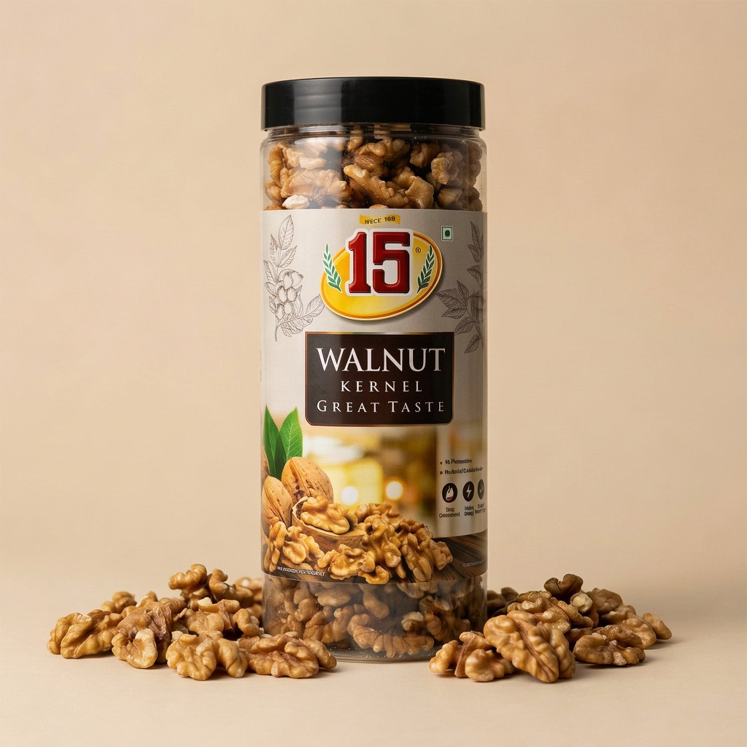 Akhrot Giri (Walnut Kernels) - Premium - 15 No. ChawalWala