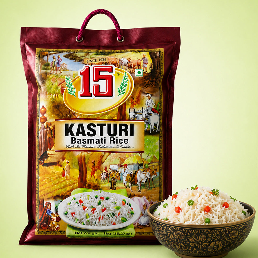 Kasturi Basmati Rice - 15 No. ChawalWala