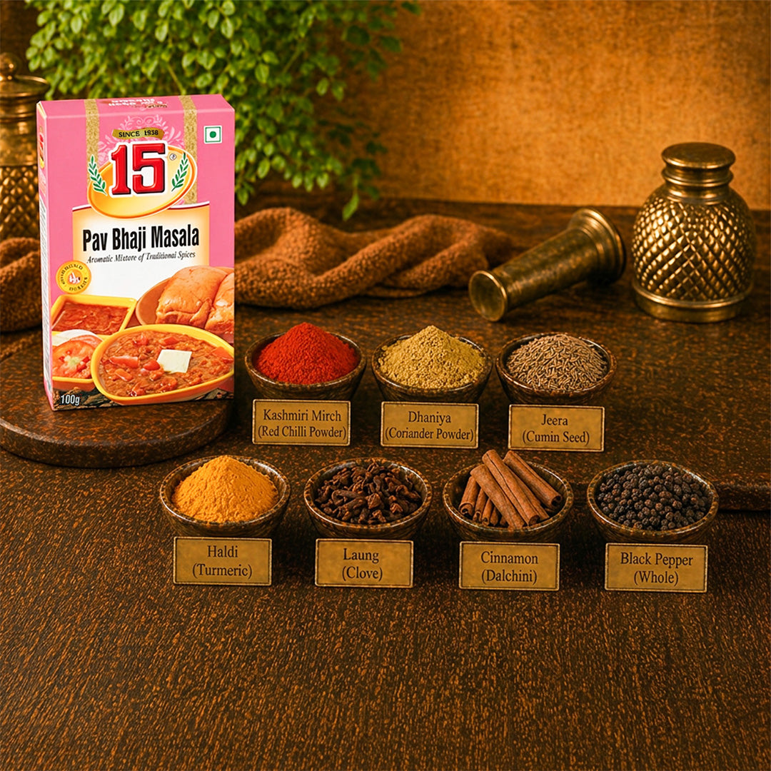 Pav Bhaji Masala - 15 No. ChawalWala