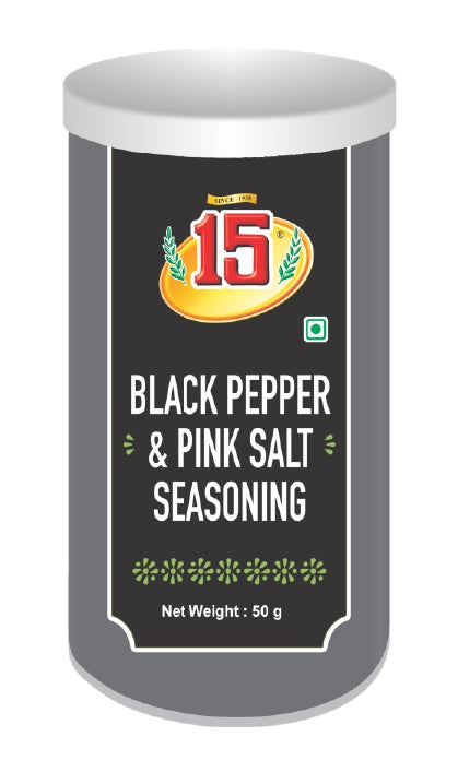 BLACK PEPPER & PINK SALT SEASONING - 15 No. ChawalWala