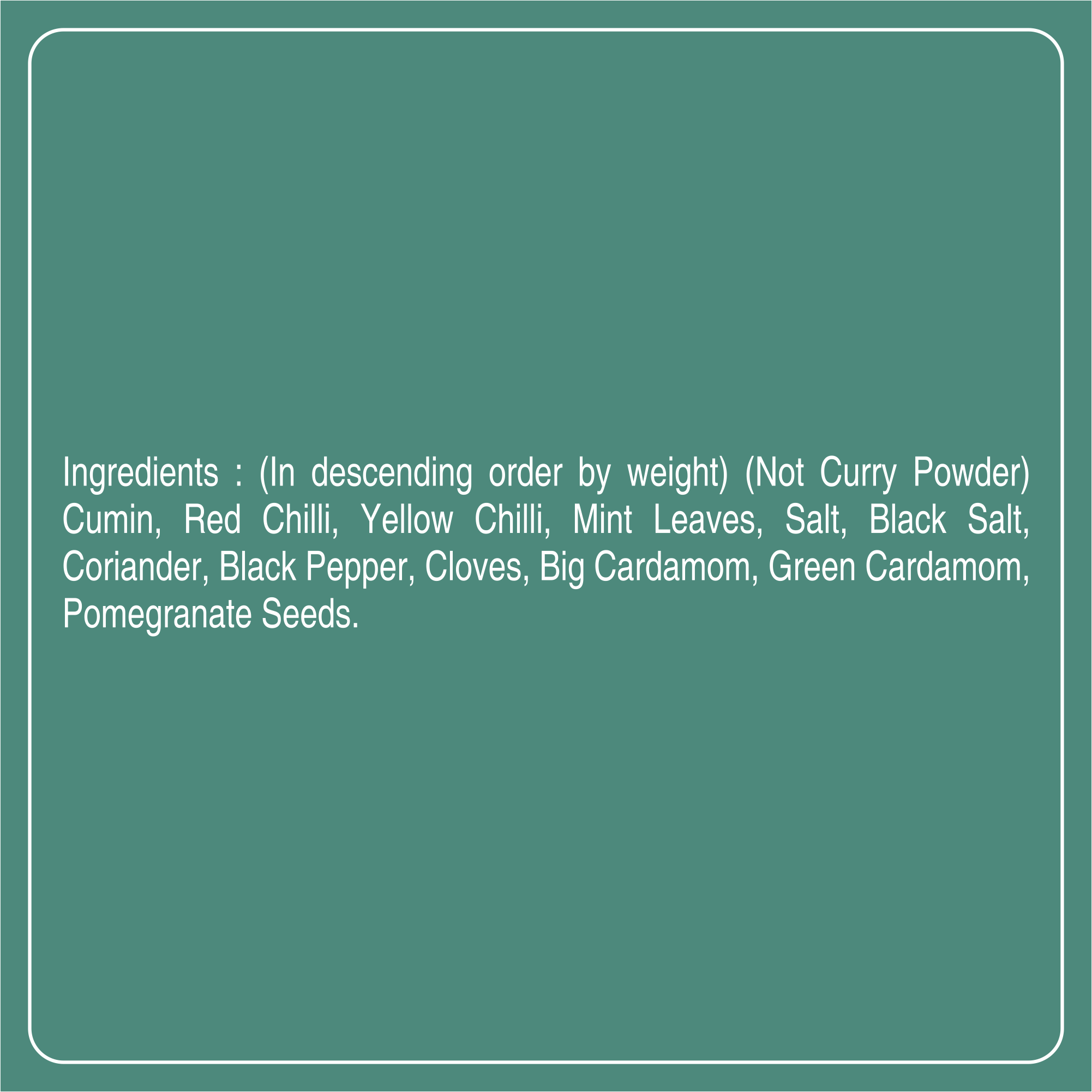 Raita Masala - 15 No. ChawalWala