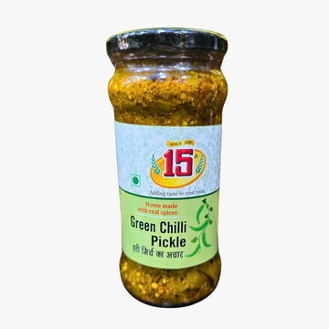 Premium Green Chillipickle - 15 No. ChawalWala