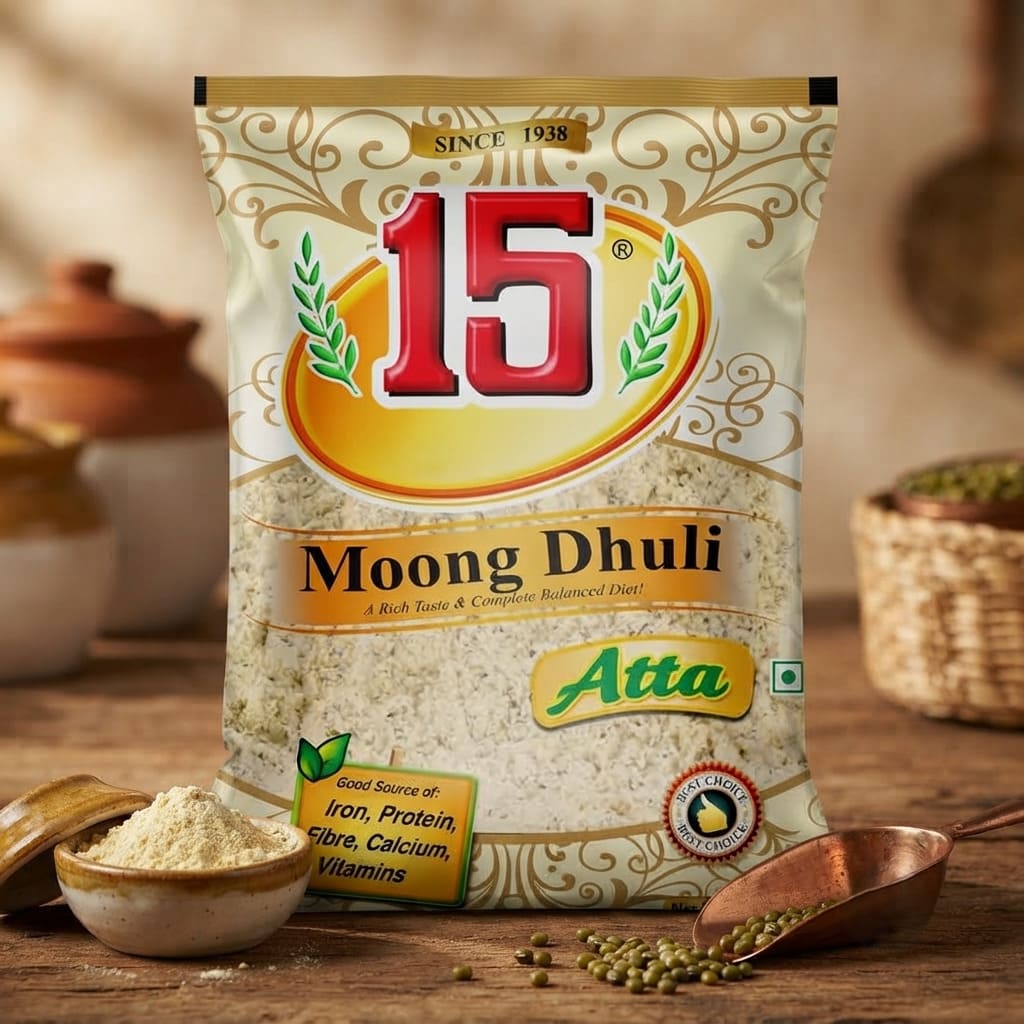 Moong Dhuli Atta - 15 No. ChawalWala