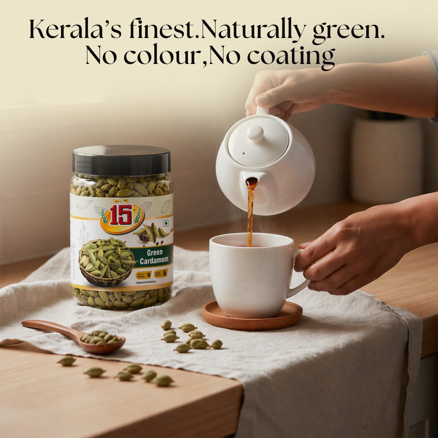 Green Elaichi - 15 No. ChawalWala