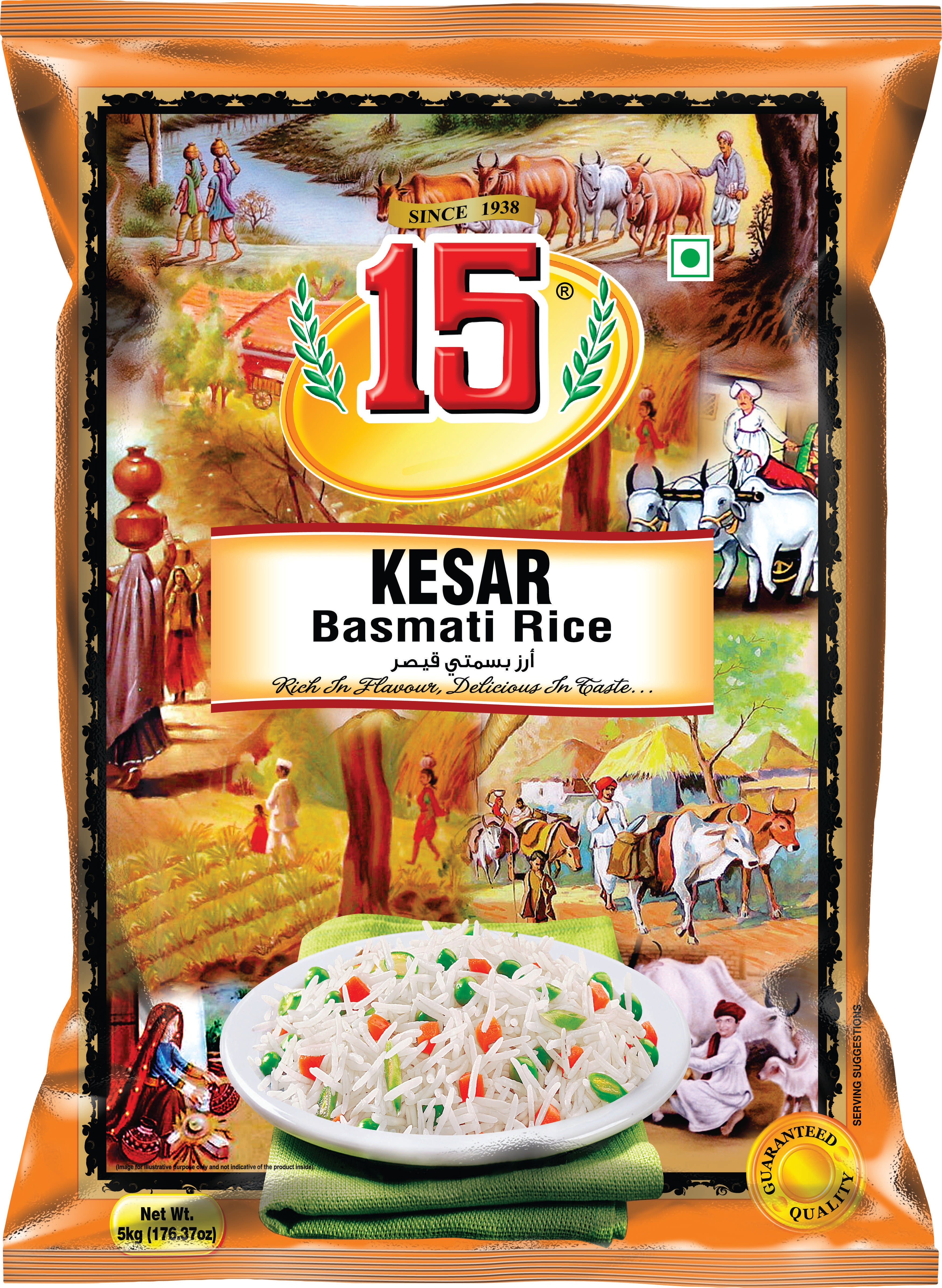 Kesar Basmati - 15 No. ChawalWala