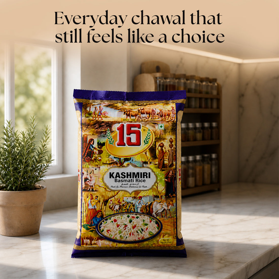 Kashmiri Basmati Rice - 15 No. ChawalWala