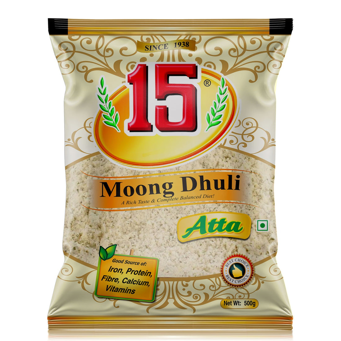Moong Dhuli Atta - 15 No. ChawalWala