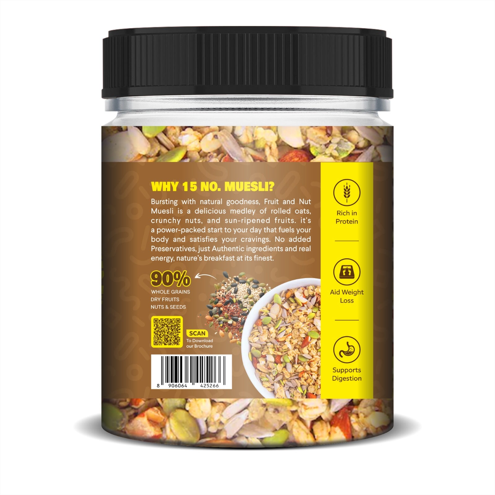 FRUIT & NUT MUESLI - 15 No. ChawalWala
