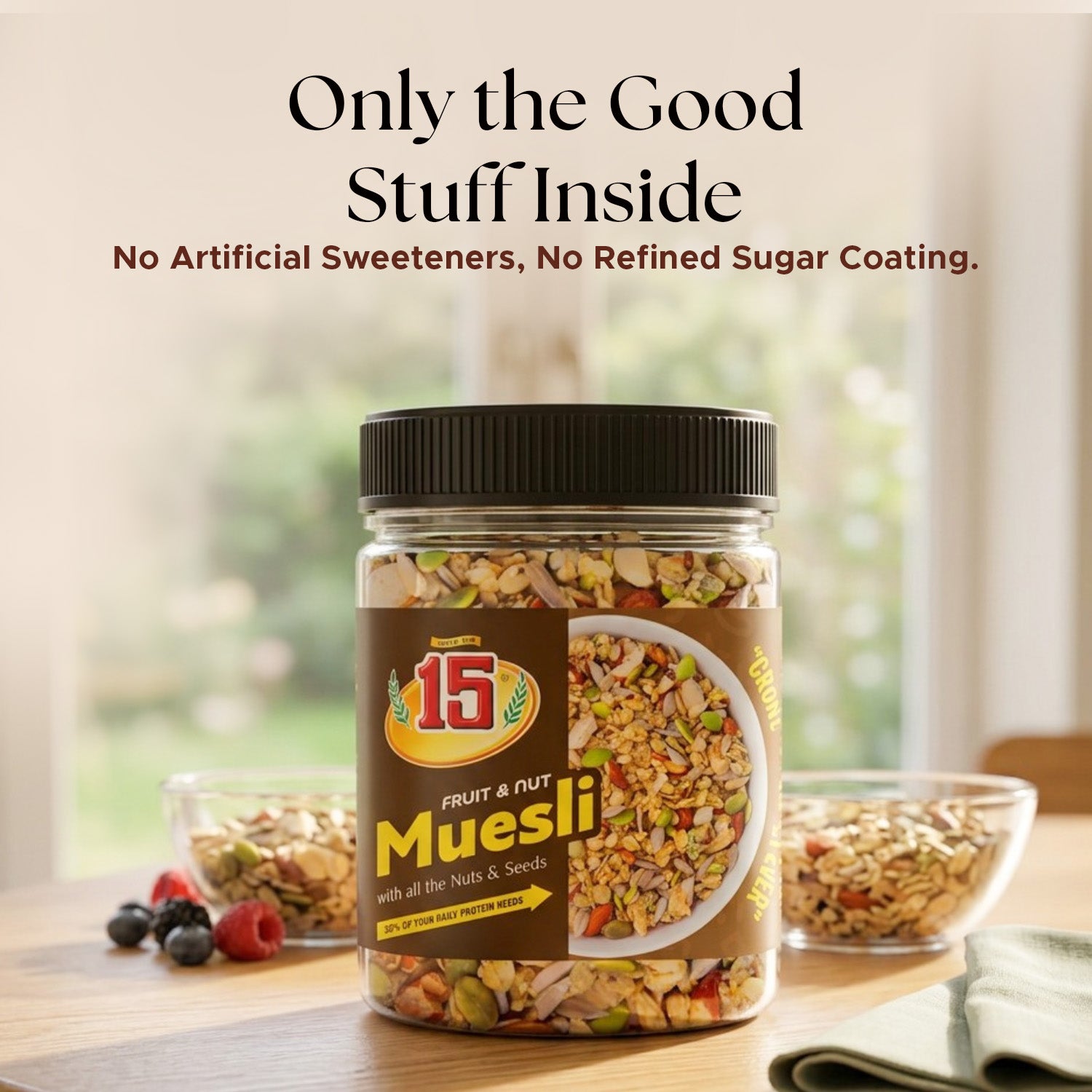 Fruit & Nut Muesli - 15 No. ChawalWala