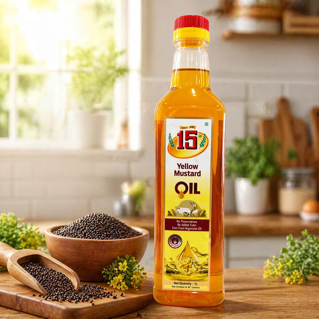 Yellow Mustard Oil - 15 No. ChawalWala