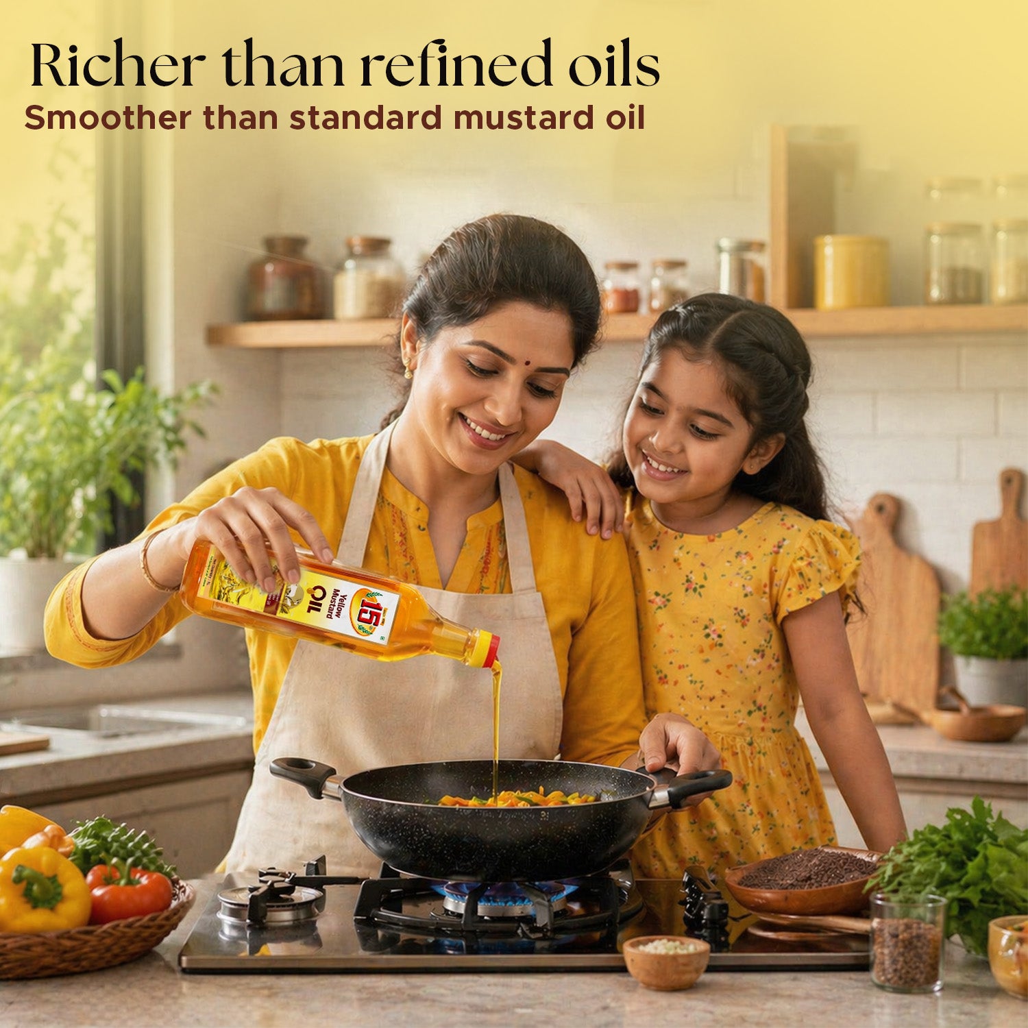 Yellow Mustard Oil - 15 No. ChawalWala