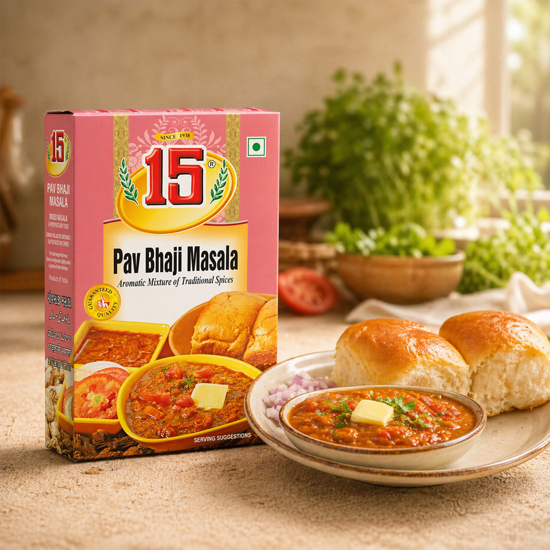 Pav Bhaji Masala - 15 No. ChawalWala