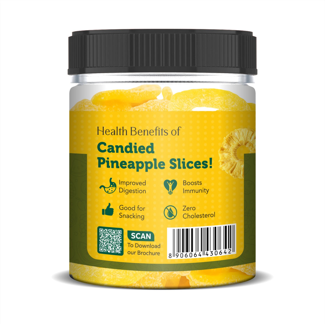 CANDIED PINEAPPLE SLICES - 15 No. ChawalWala