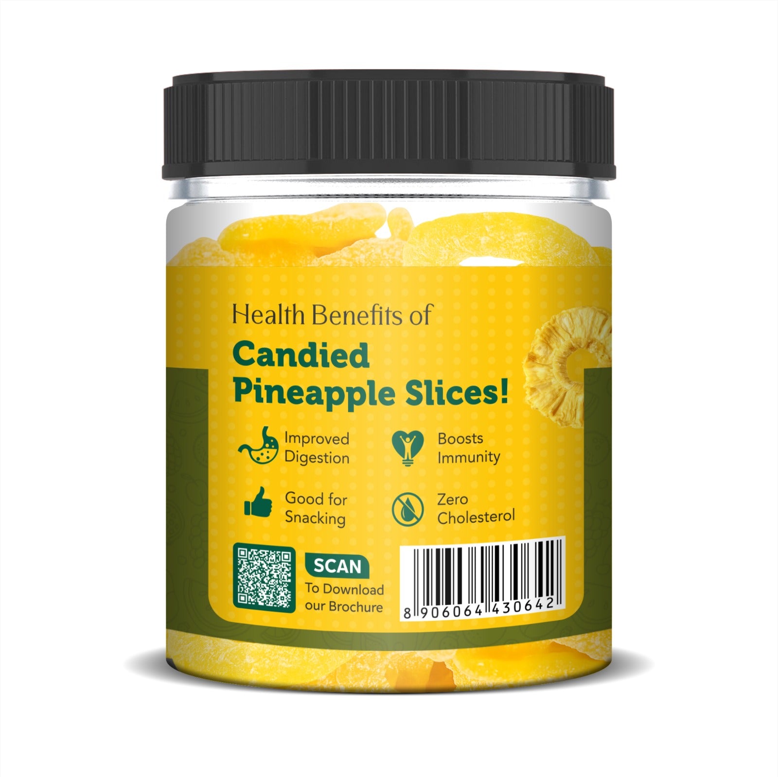 CANDIED PINEAPPLE SLICES - 15 No. ChawalWala