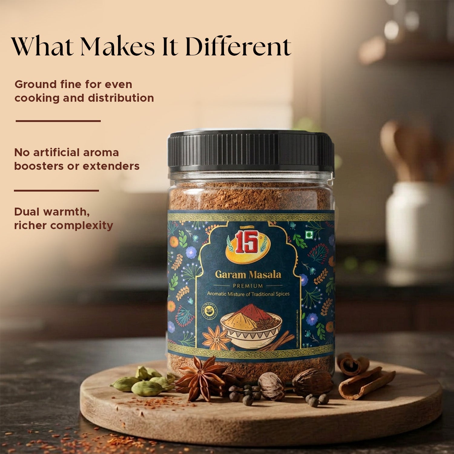 Garam Masala Powder (premium) - 15 No. ChawalWala