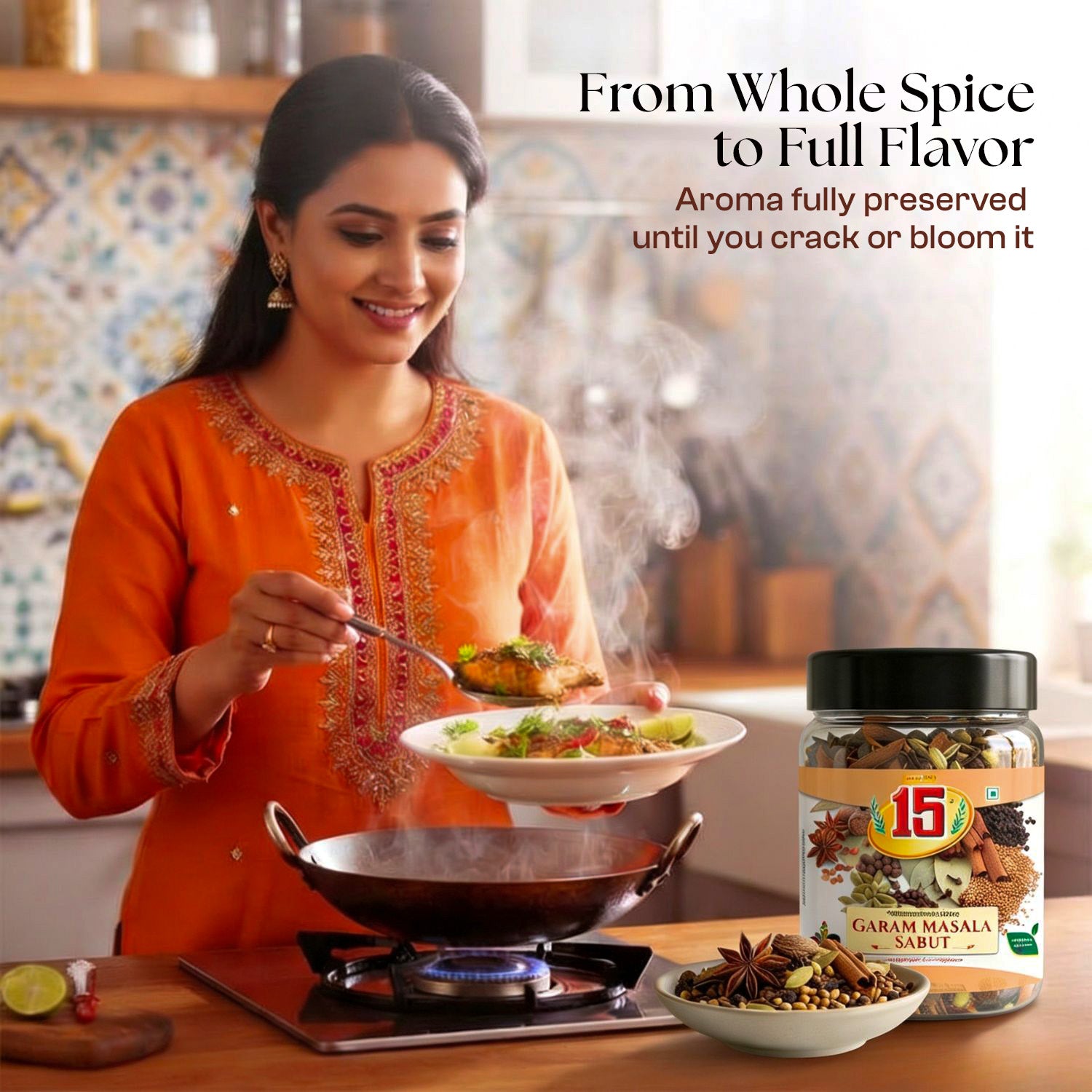 Garam Masala (Sabut) - 15 No. ChawalWala