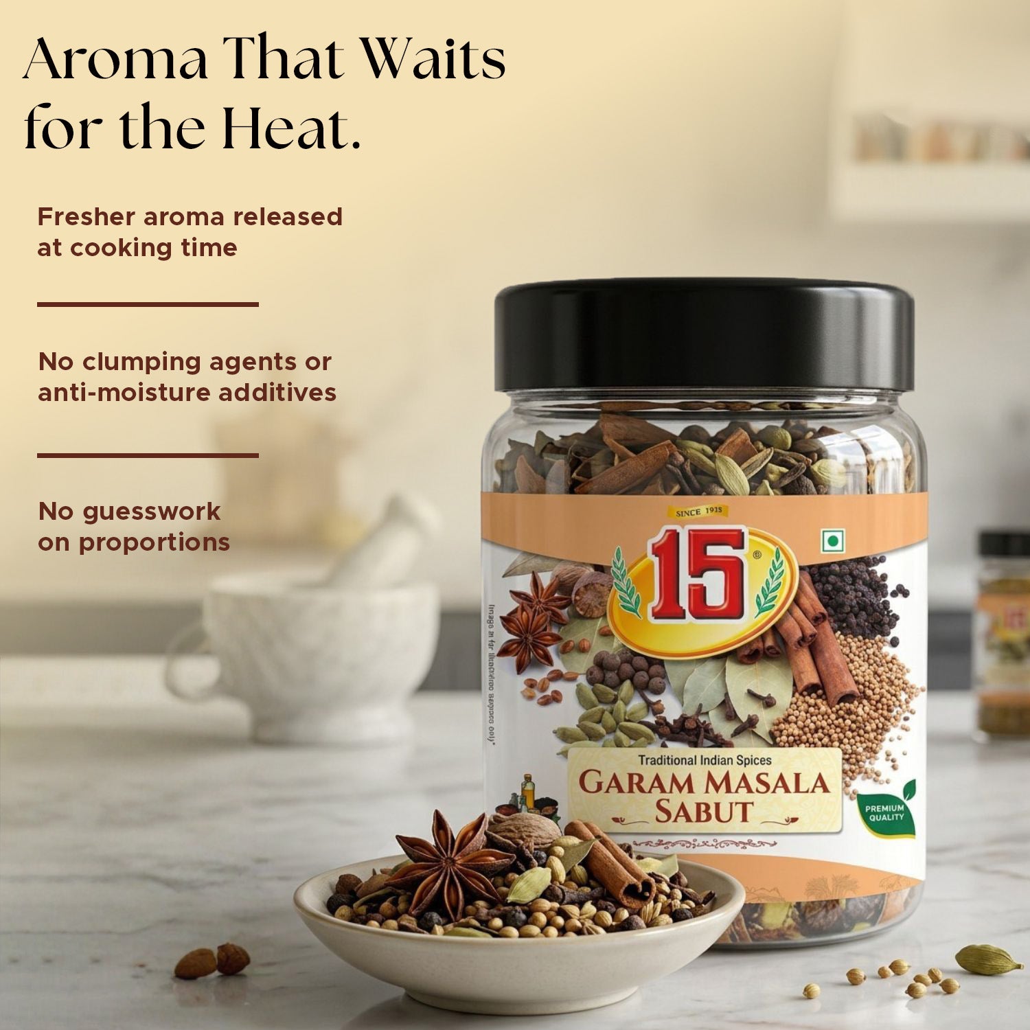 Garam Masala Sabut - 15 No. ChawalWala