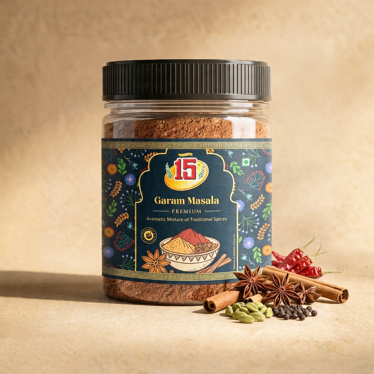 Garam Masala Powder (premium) - 15 No. ChawalWala