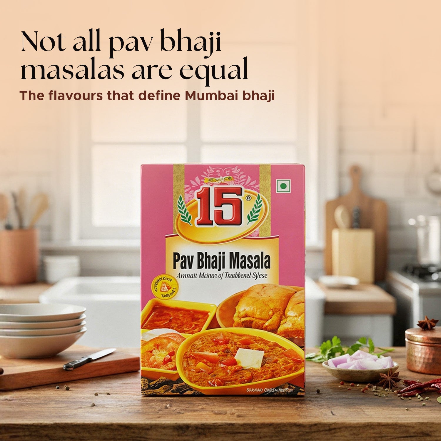 Pav Bhaji Masala - 15 No. ChawalWala