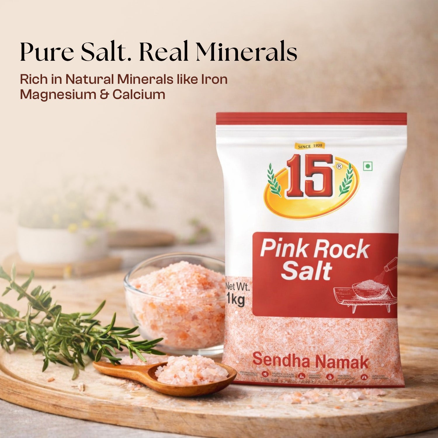 Pink Rock Salt - 15 No. ChawalWala
