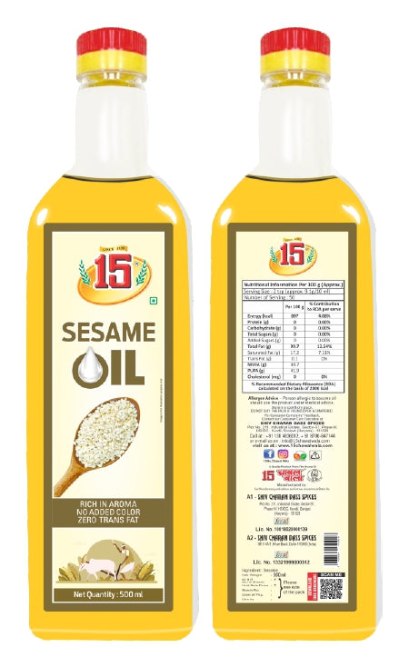 SESAME OIL - 15 No. ChawalWala