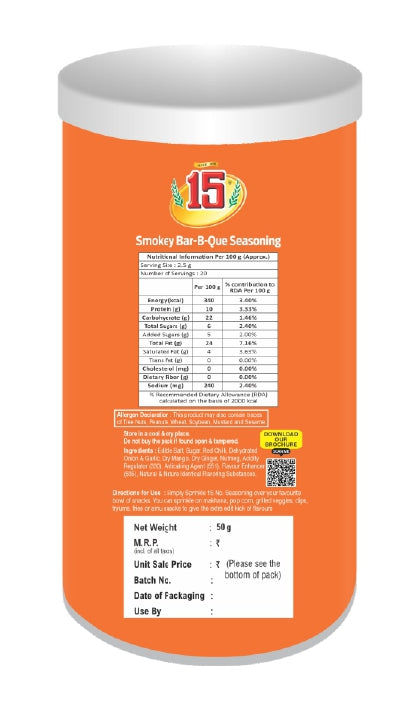 SMOKEY BBQ SEASONING - 15 No. ChawalWala