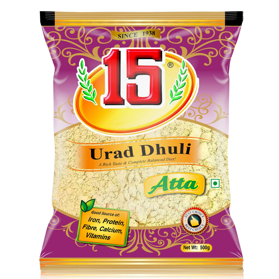 URAD DHULI ATTA - 15 No. ChawalWala