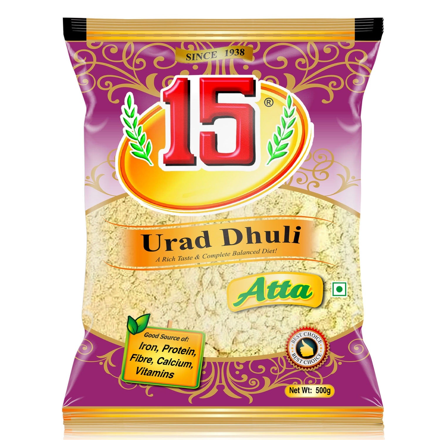 URAD DHULI ATTA - 15 No. ChawalWala