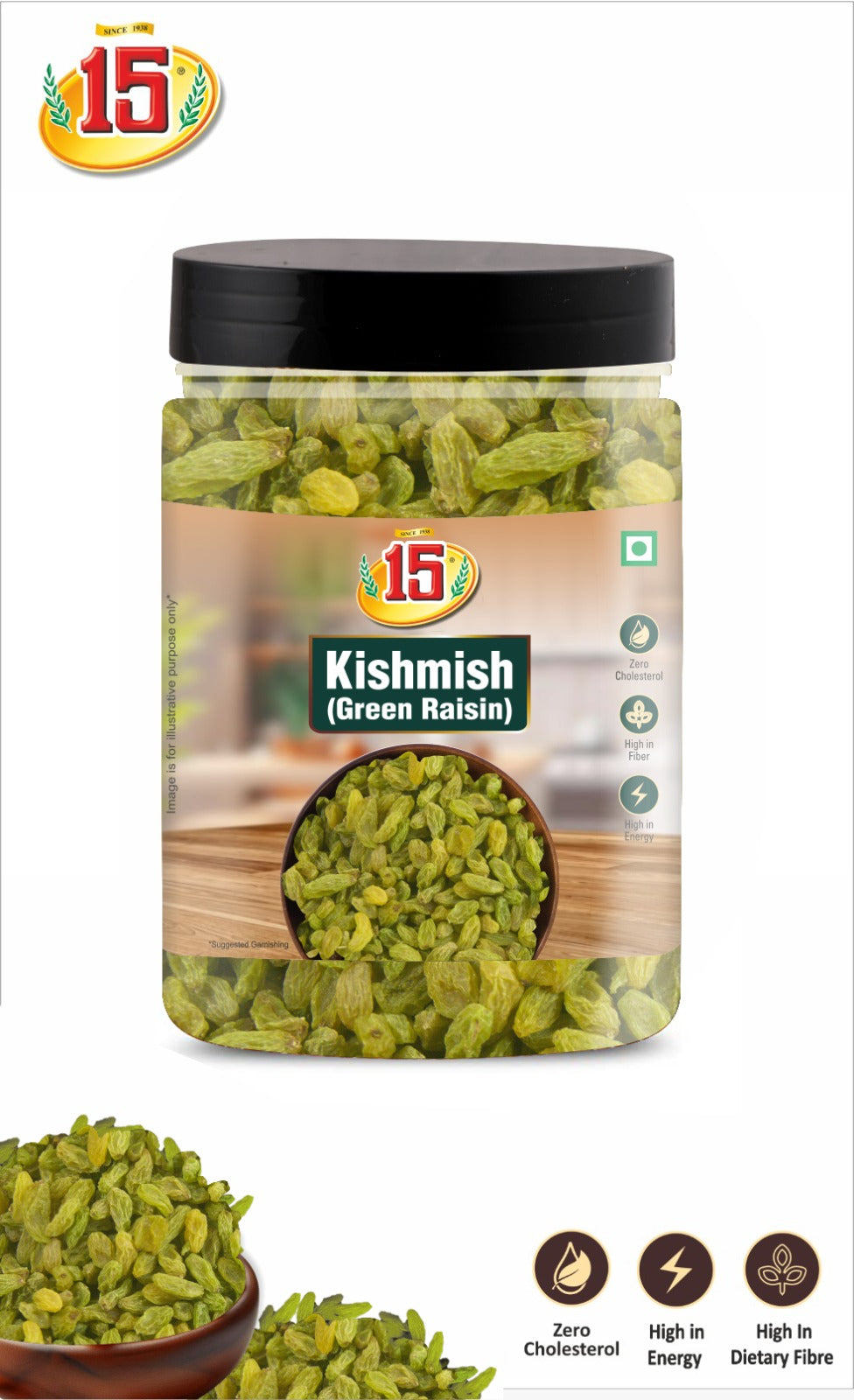 Kishmish Green - 15 No. ChawalWala