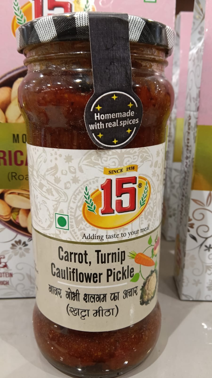 CARROT, CAULIFLOWER & TURNIP PICKLE - 15 No. ChawalWala