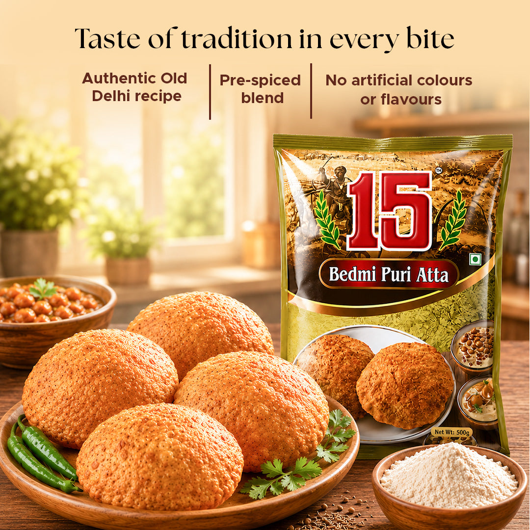 Bedmi Puri Atta - 15 No. ChawalWala