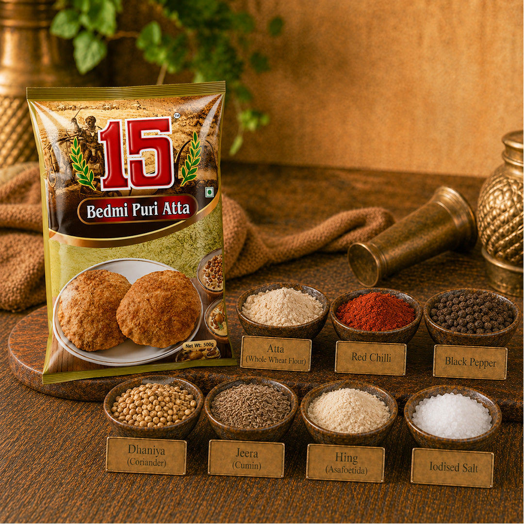 Bedmi Puri Atta - 15 No. ChawalWala