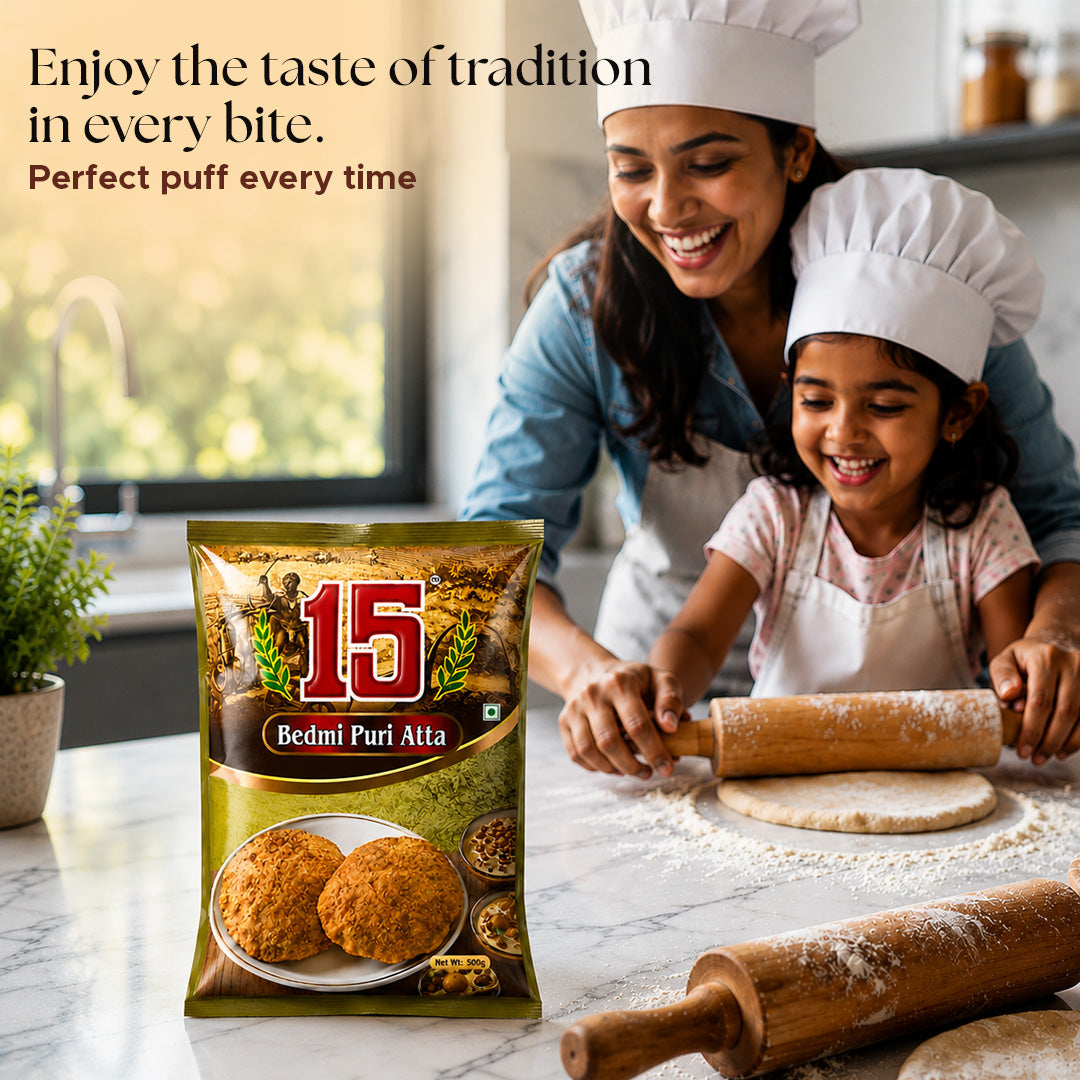 Bedmi Puri Atta - 15 No. ChawalWala