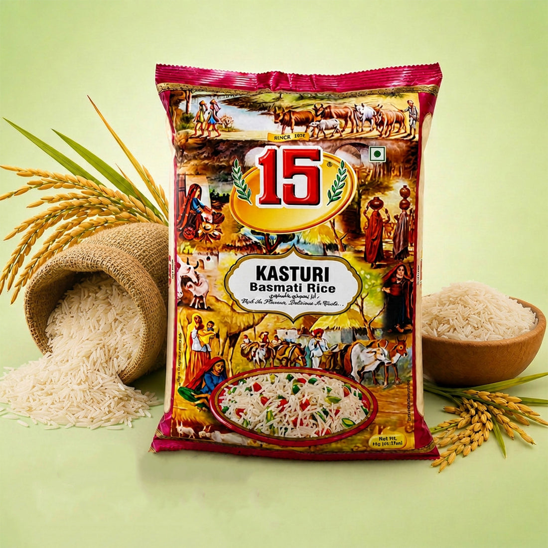 Kasturi Basmati - 15 No. ChawalWala