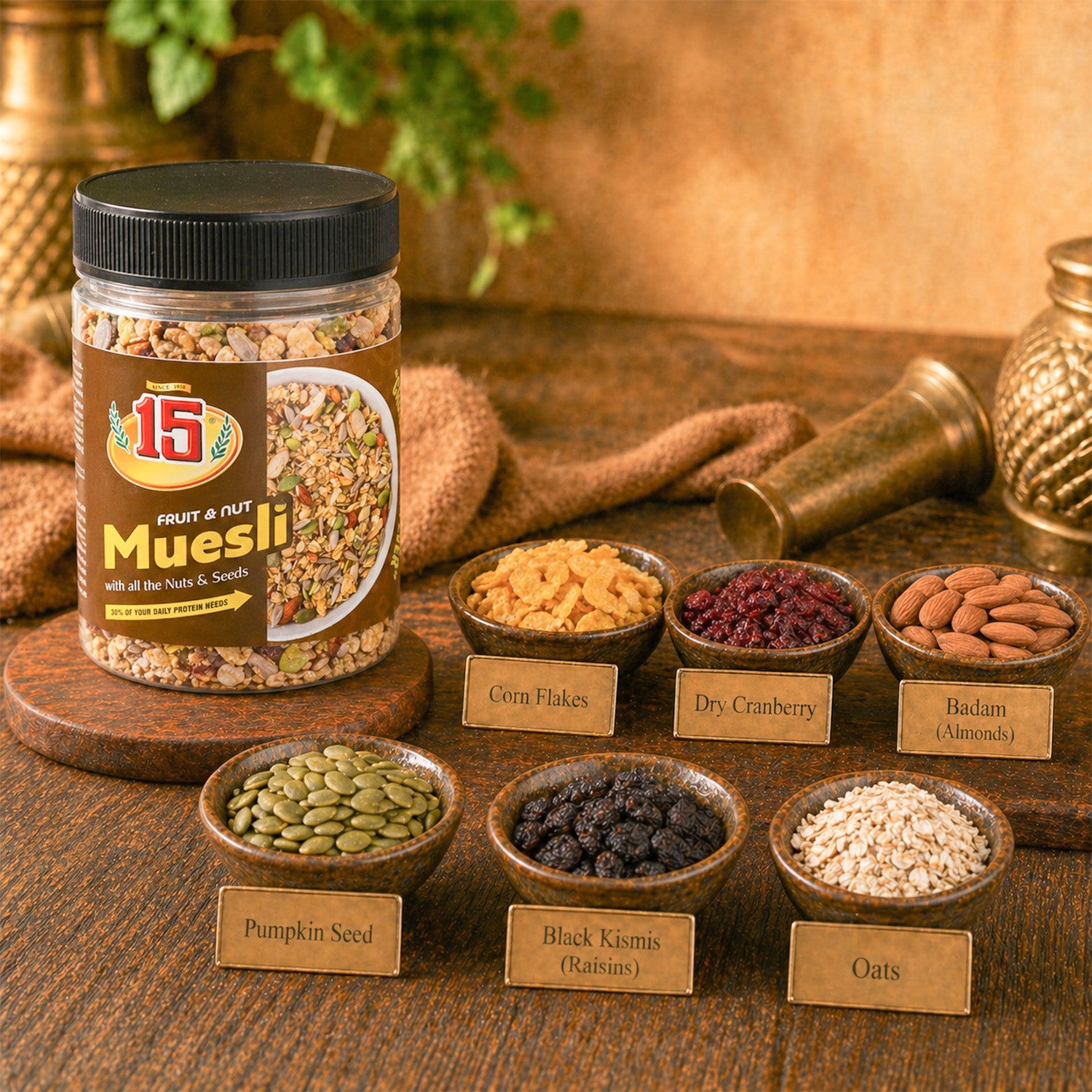 Fruit & Nut Muesli - 15 No. ChawalWala
