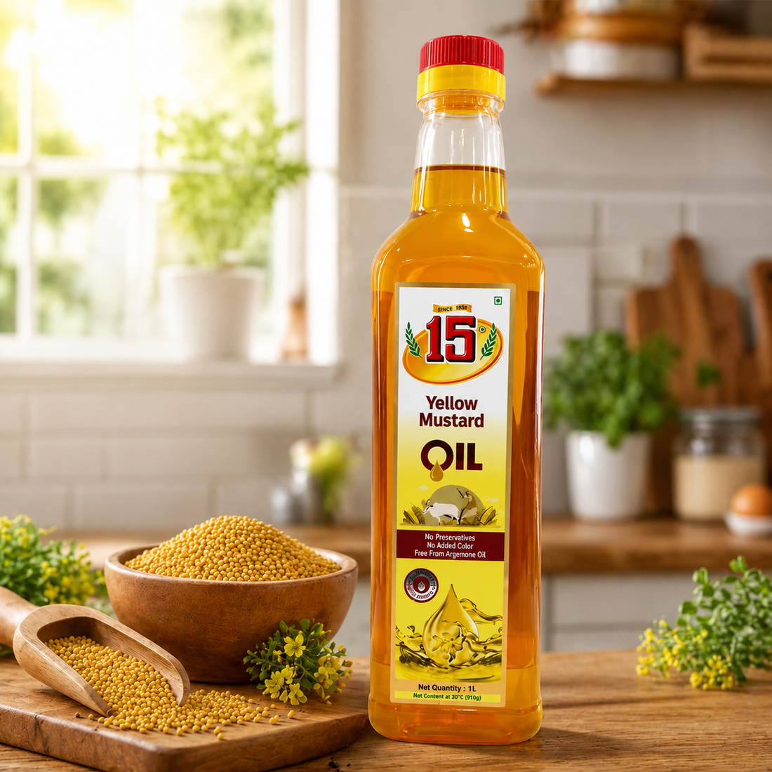 Yellow Mustard Oil - 15 No. ChawalWala